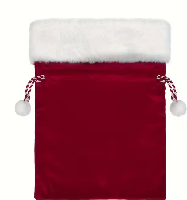 Santa Gift Bags Set – Large & Small Christmas Sacks
