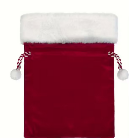 Santa Gift Bags Set – Large & Small Christmas Sacks